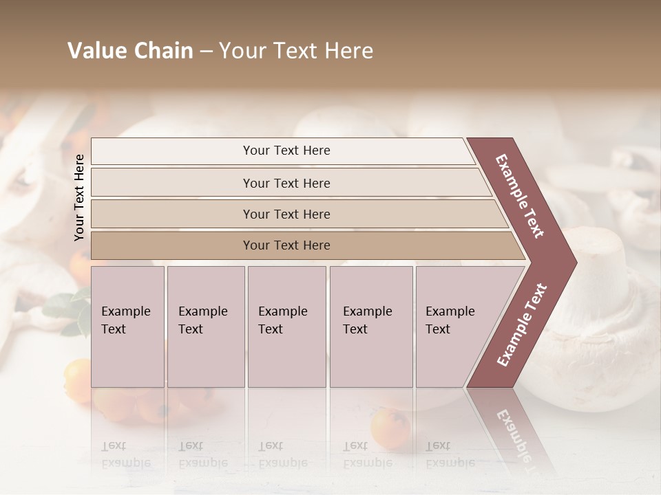 Raw Porcini Lifestyle PowerPoint Template