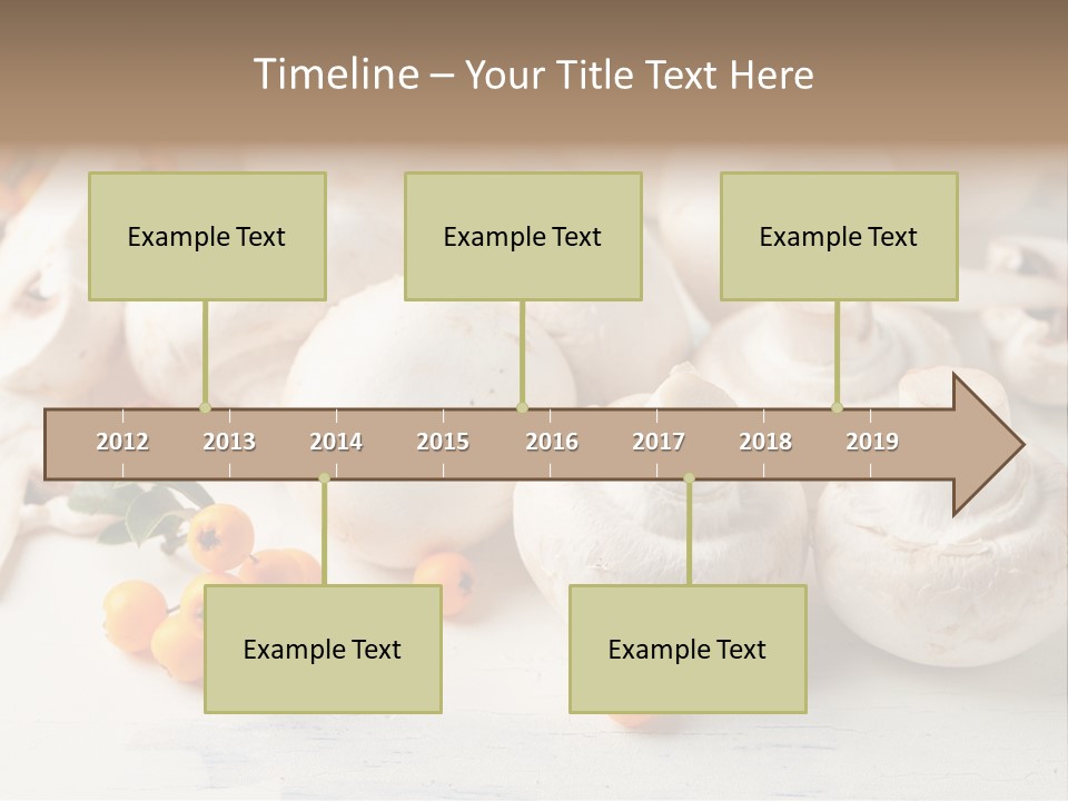 Raw Porcini Lifestyle PowerPoint Template