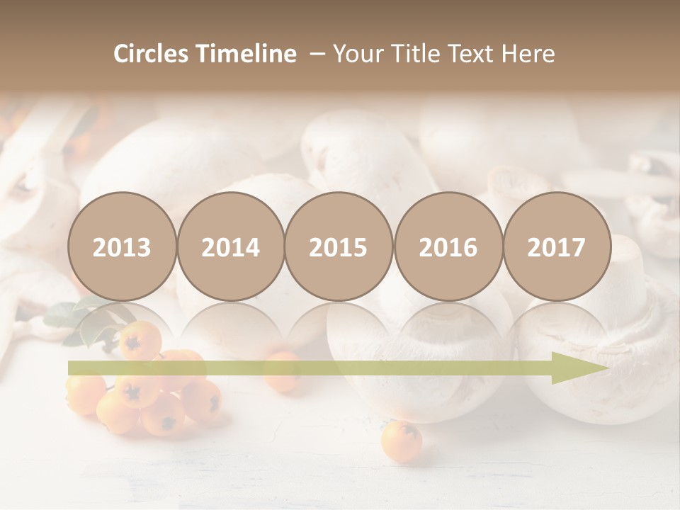 Raw Porcini Lifestyle PowerPoint Template