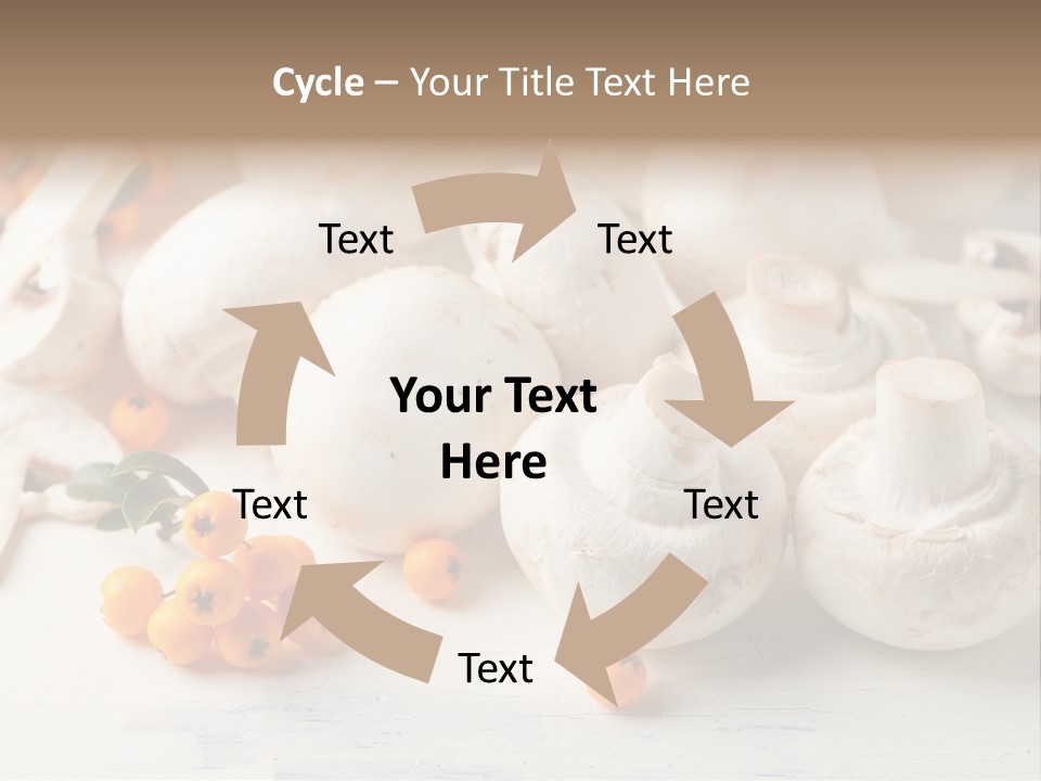 Raw Porcini Lifestyle PowerPoint Template