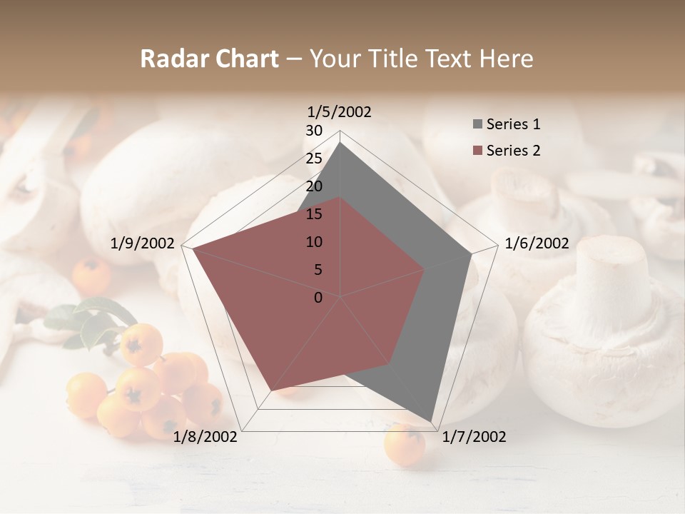 Raw Porcini Lifestyle PowerPoint Template