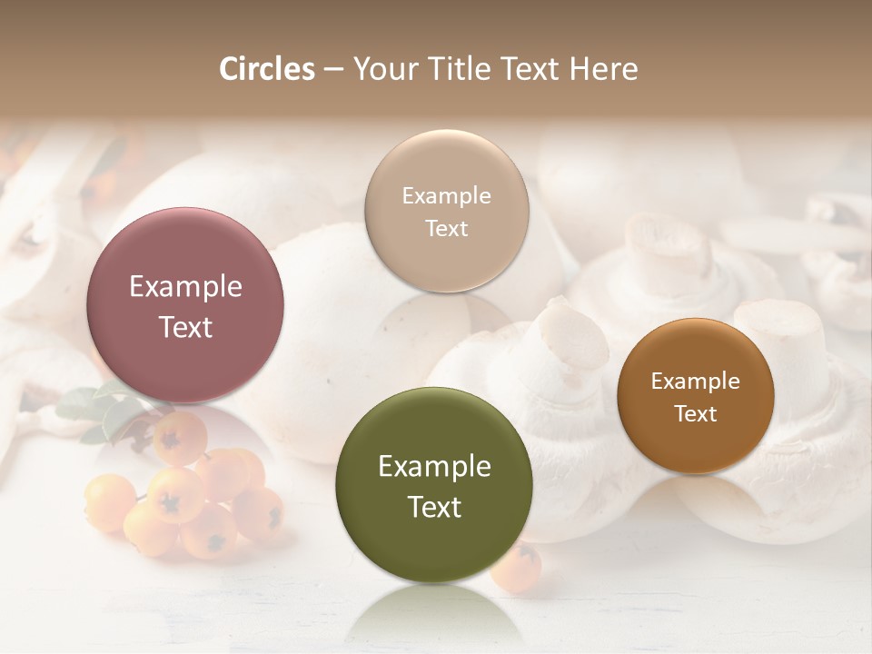 Raw Porcini Lifestyle PowerPoint Template