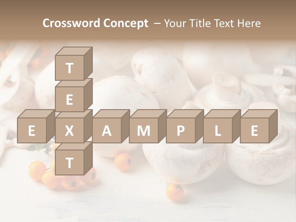 Raw Porcini Lifestyle PowerPoint Template