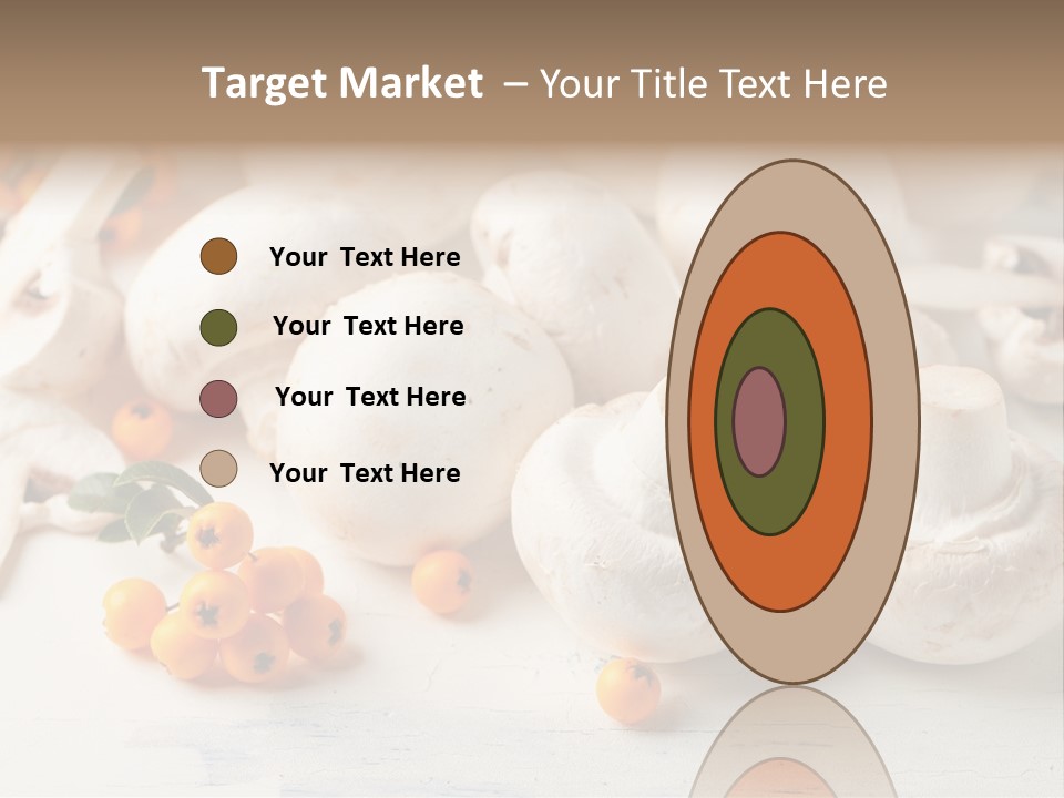 Raw Porcini Lifestyle PowerPoint Template