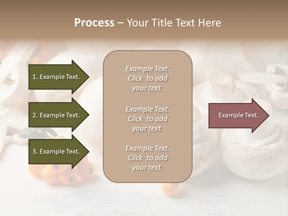 Raw Porcini Lifestyle PowerPoint Template