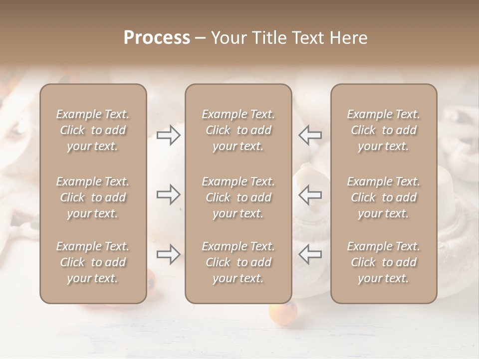 Raw Porcini Lifestyle PowerPoint Template