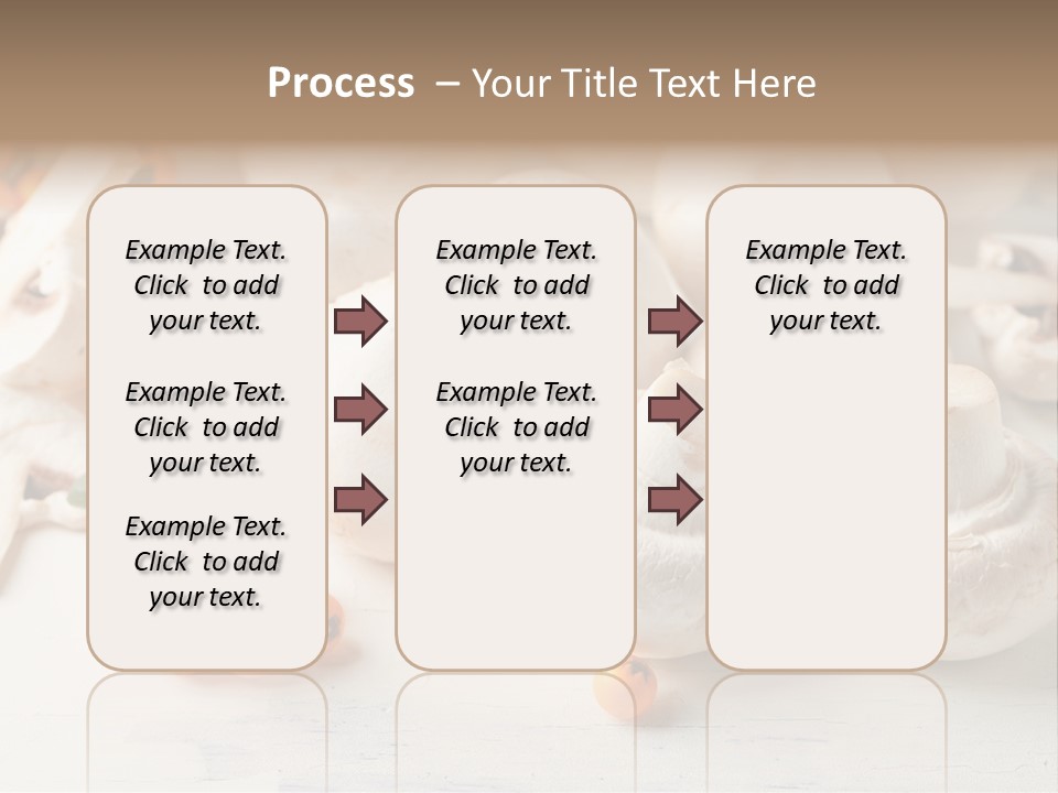Raw Porcini Lifestyle PowerPoint Template