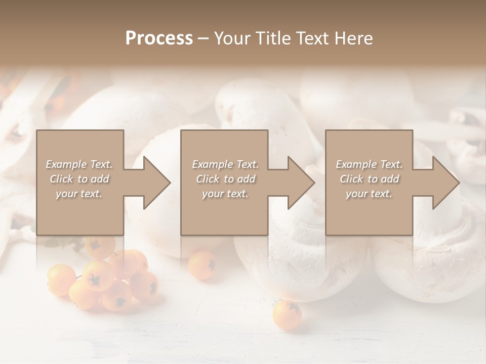 Raw Porcini Lifestyle PowerPoint Template