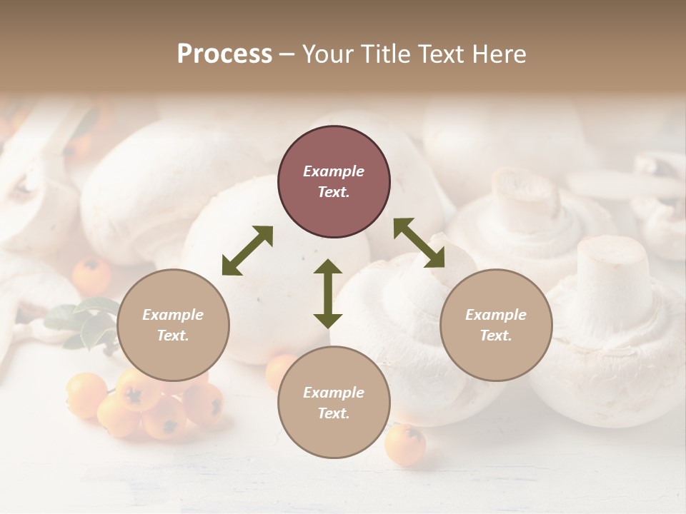 Raw Porcini Lifestyle PowerPoint Template