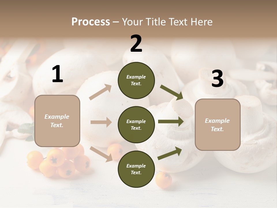 Raw Porcini Lifestyle PowerPoint Template