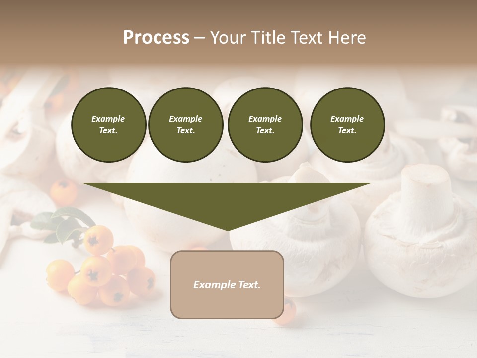 Raw Porcini Lifestyle PowerPoint Template