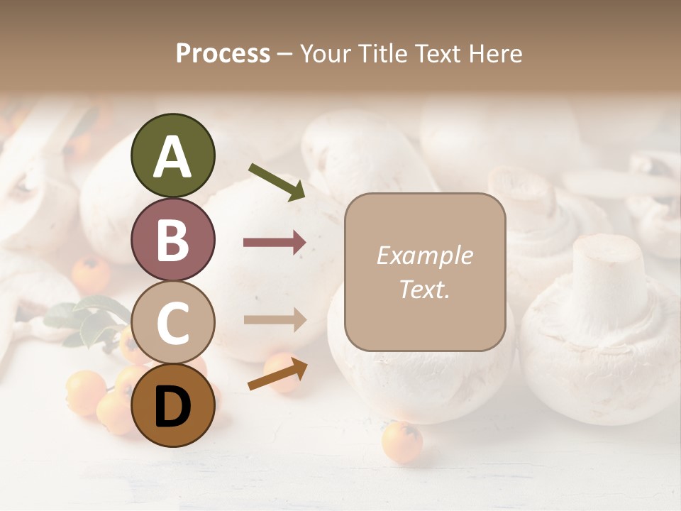 Raw Porcini Lifestyle PowerPoint Template