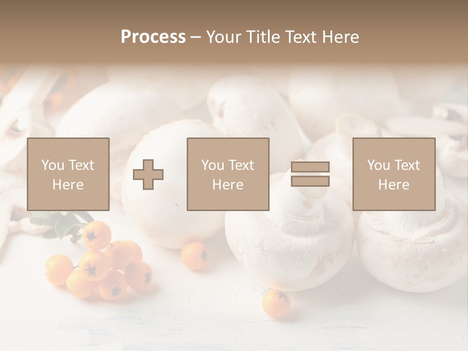 Raw Porcini Lifestyle PowerPoint Template