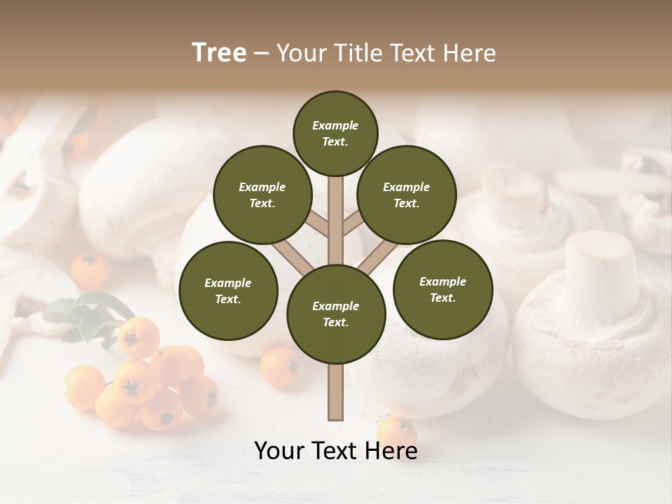 Raw Porcini Lifestyle PowerPoint Template