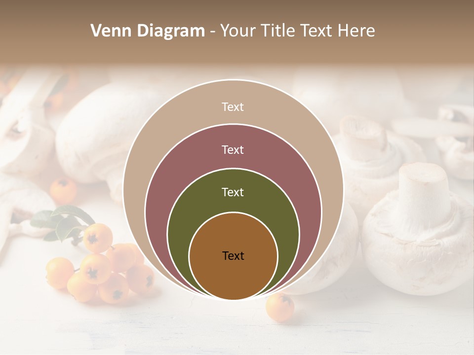 Raw Porcini Lifestyle PowerPoint Template
