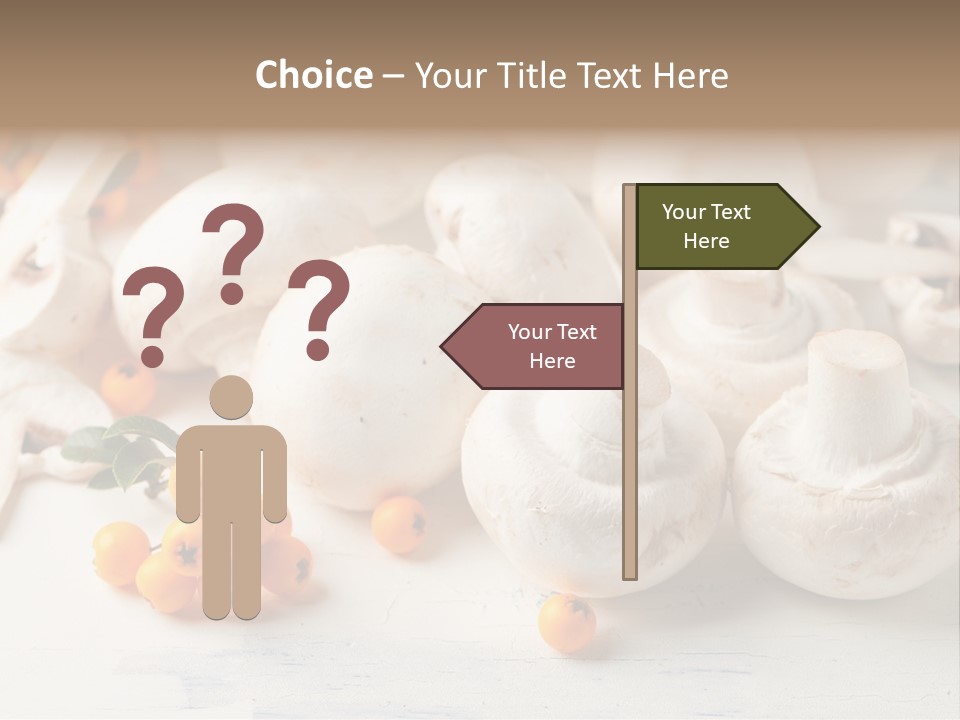 Raw Porcini Lifestyle PowerPoint Template