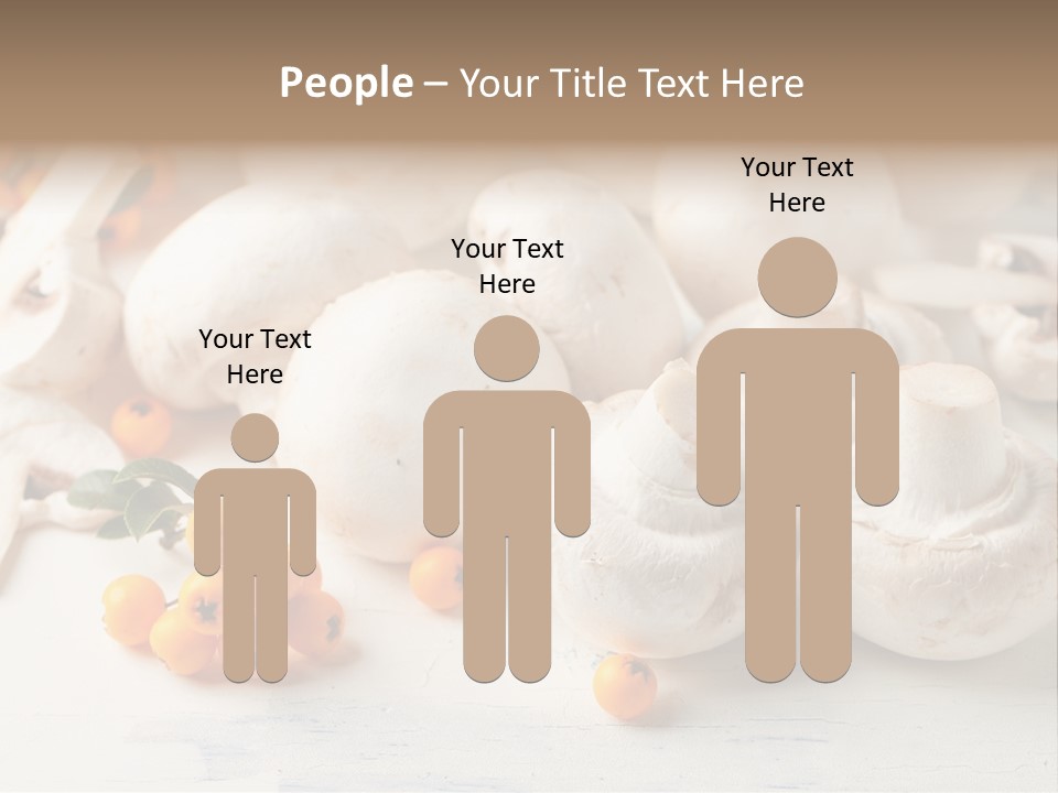 Raw Porcini Lifestyle PowerPoint Template