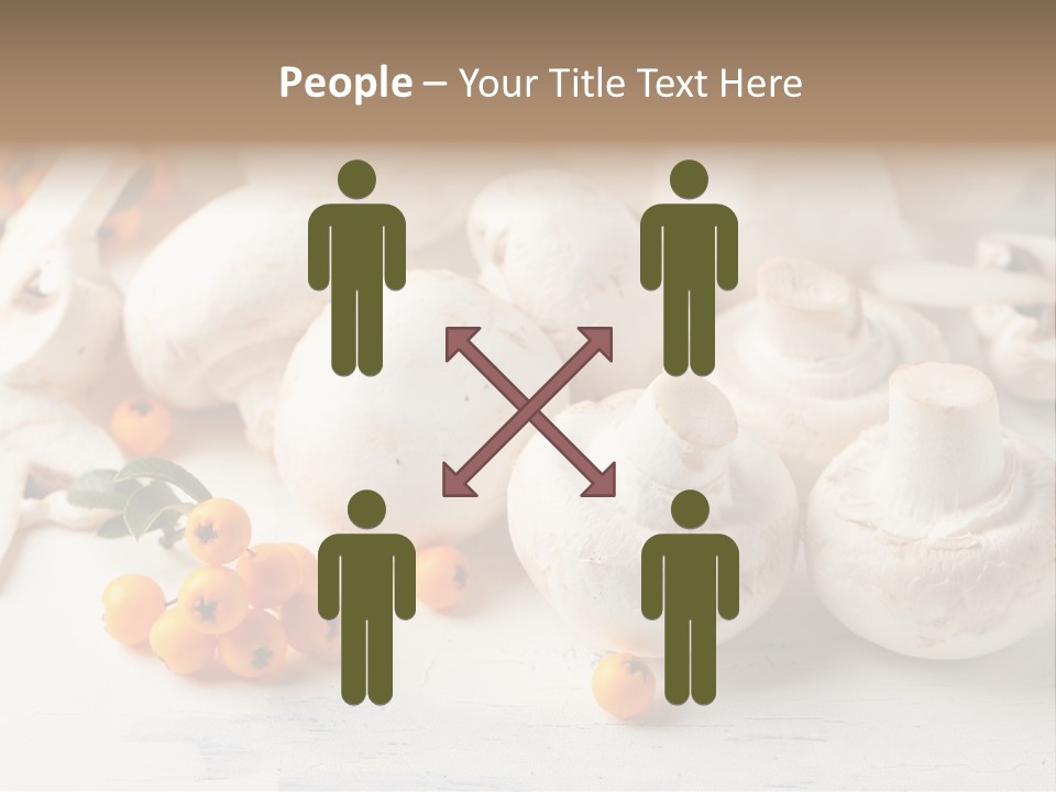 Raw Porcini Lifestyle PowerPoint Template