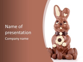Food Chocolate Eastertime PowerPoint Template