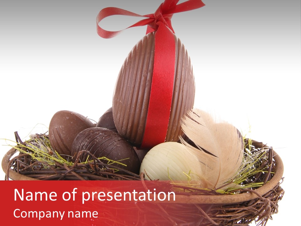 Studio Shot Decoration Candy PowerPoint Template