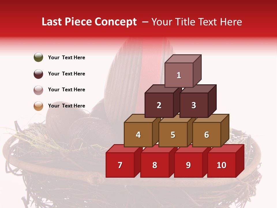 Studio Shot Decoration Candy PowerPoint Template