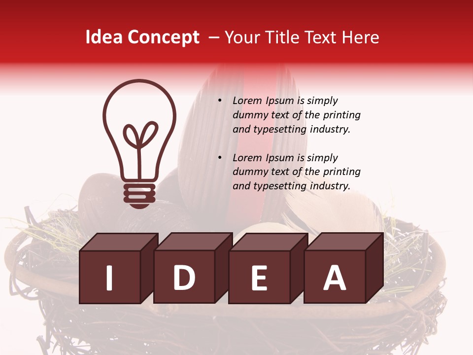 Studio Shot Decoration Candy PowerPoint Template