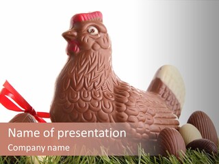 Animal Hen April PowerPoint Template