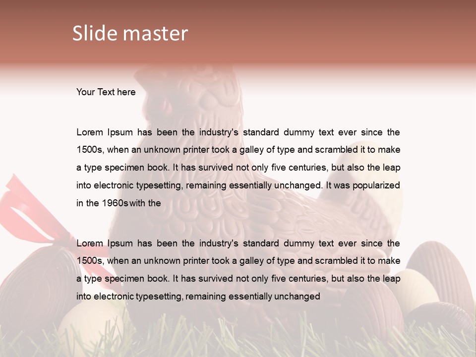 Animal Hen April PowerPoint Template