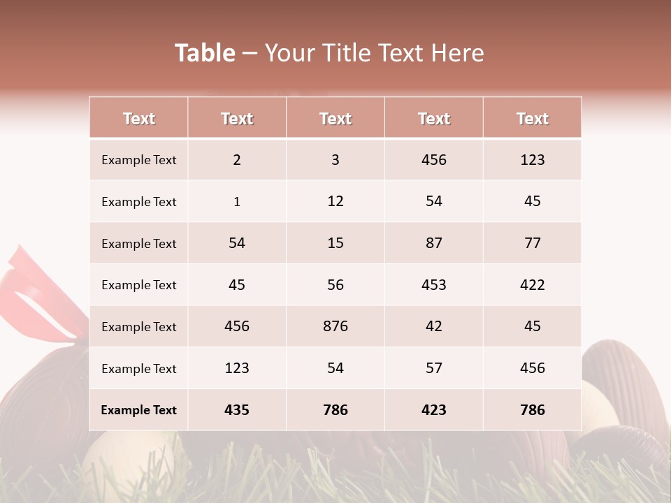 Animal Hen April PowerPoint Template