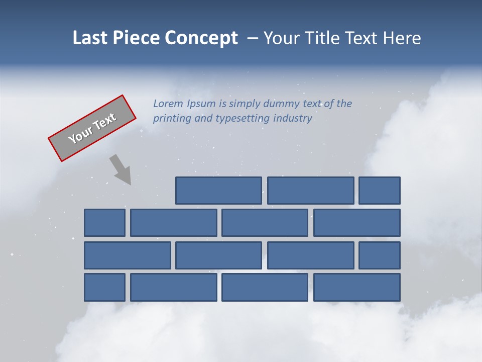 Clouds Space Background Starry PowerPoint Template