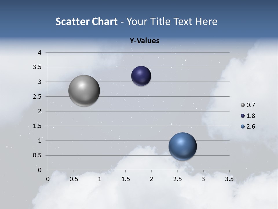 Clouds Space Background Starry PowerPoint Template