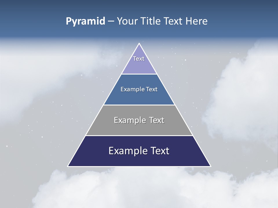 Clouds Space Background Starry PowerPoint Template