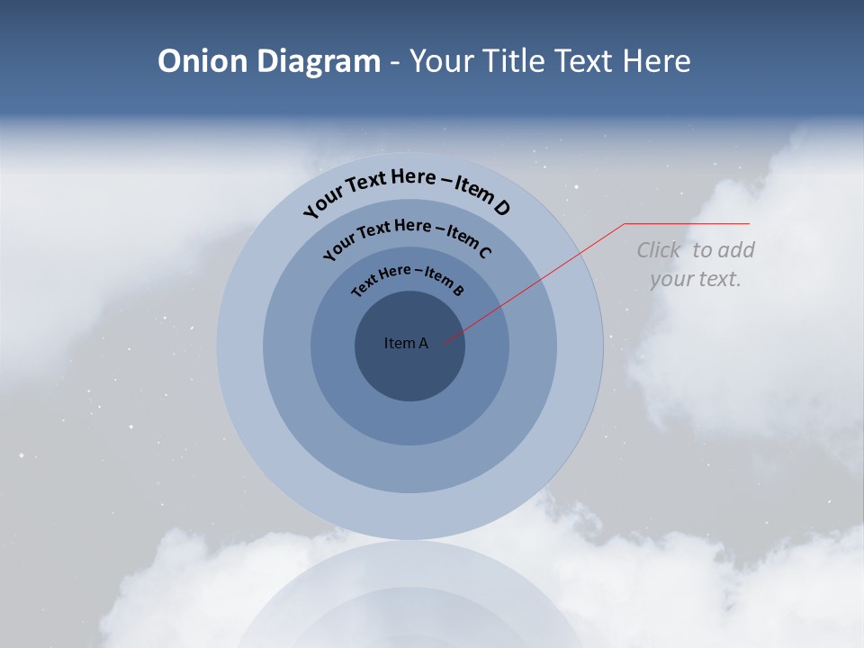 Clouds Space Background Starry PowerPoint Template