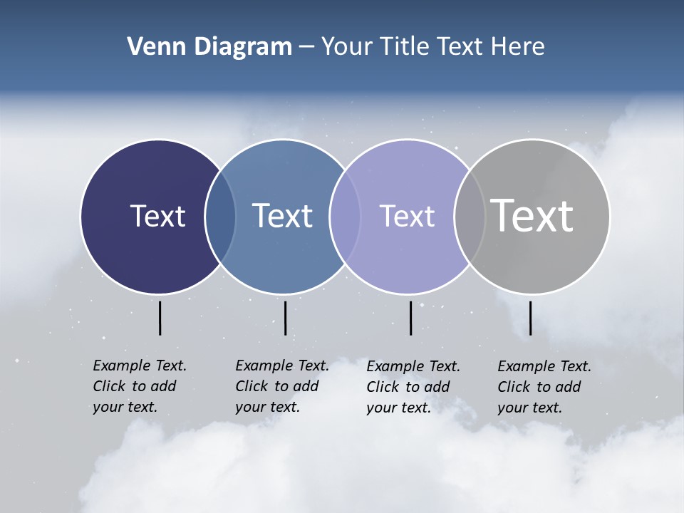 Clouds Space Background Starry PowerPoint Template
