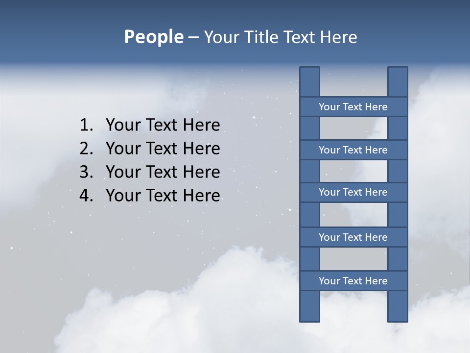 Clouds Space Background Starry PowerPoint Template