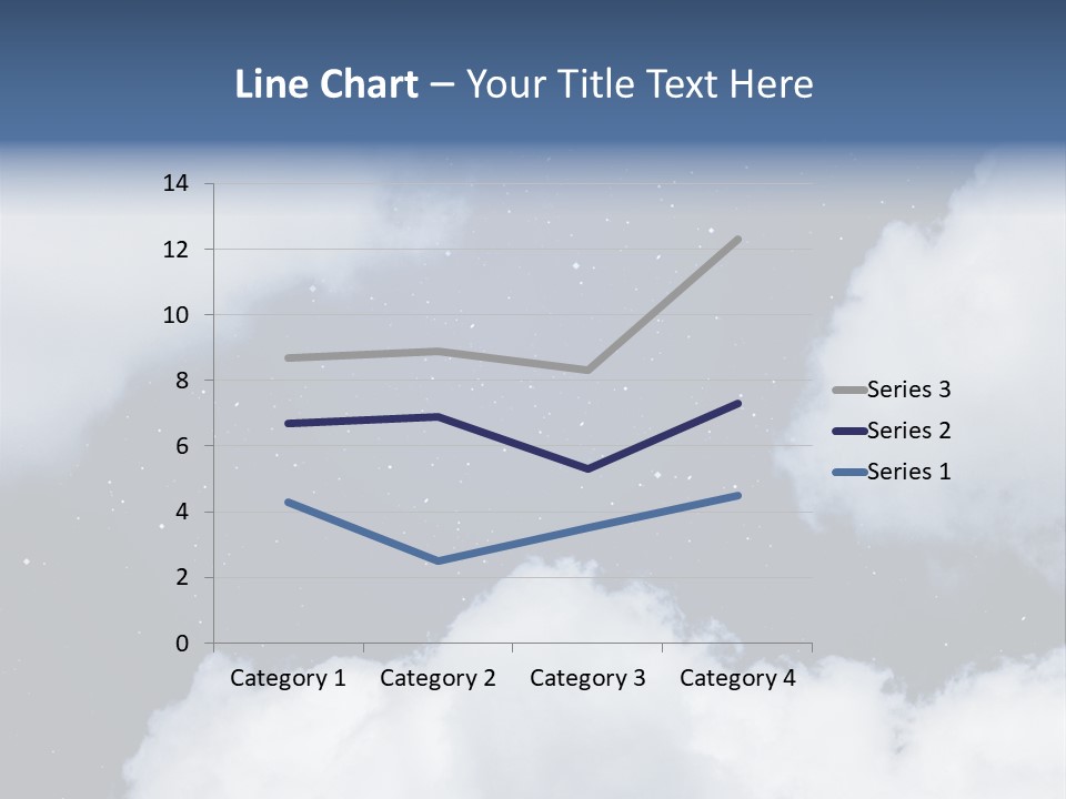 Clouds Space Background Starry PowerPoint Template