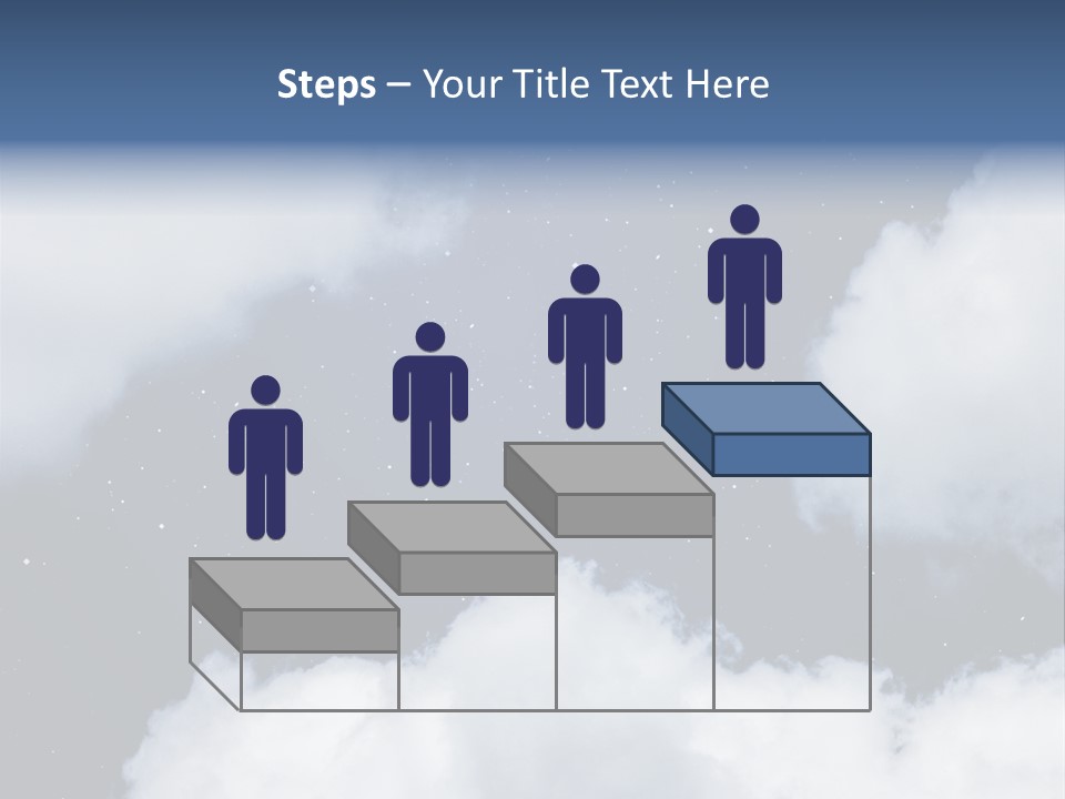 Clouds Space Background Starry PowerPoint Template