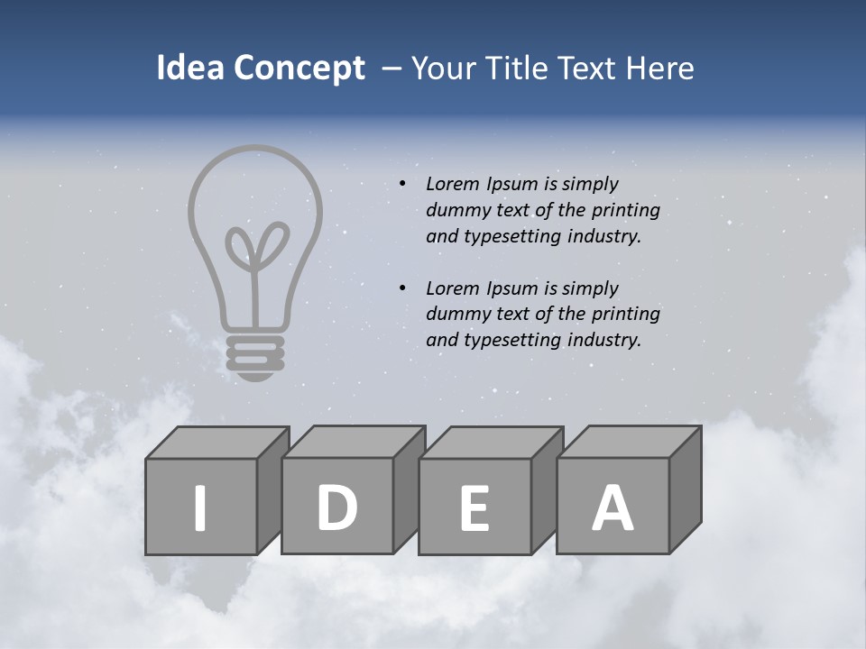 Space Astronomy Shining PowerPoint Template