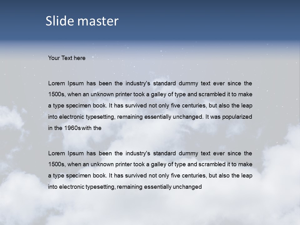 Nebula Shining Cosmos PowerPoint Template