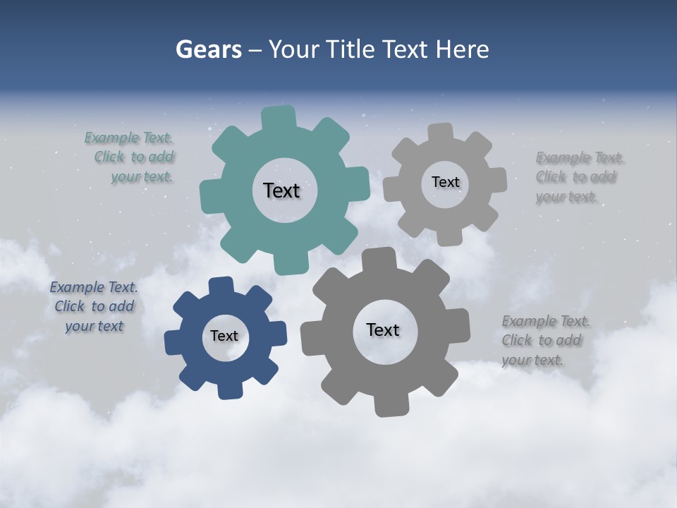 Nebula Shining Cosmos PowerPoint Template