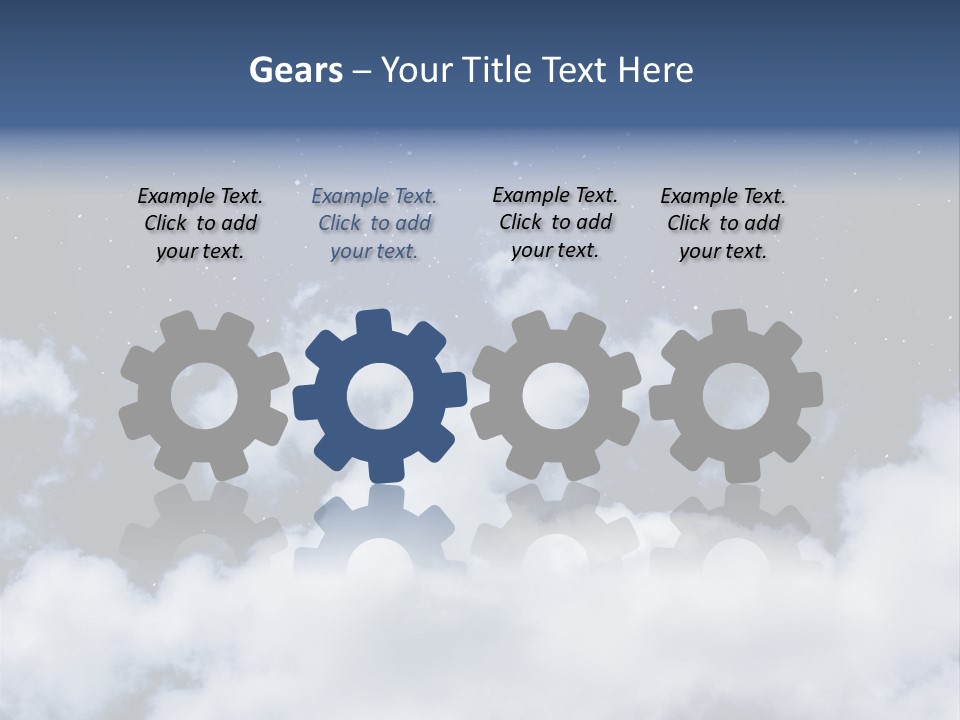 Nebula Shining Cosmos PowerPoint Template