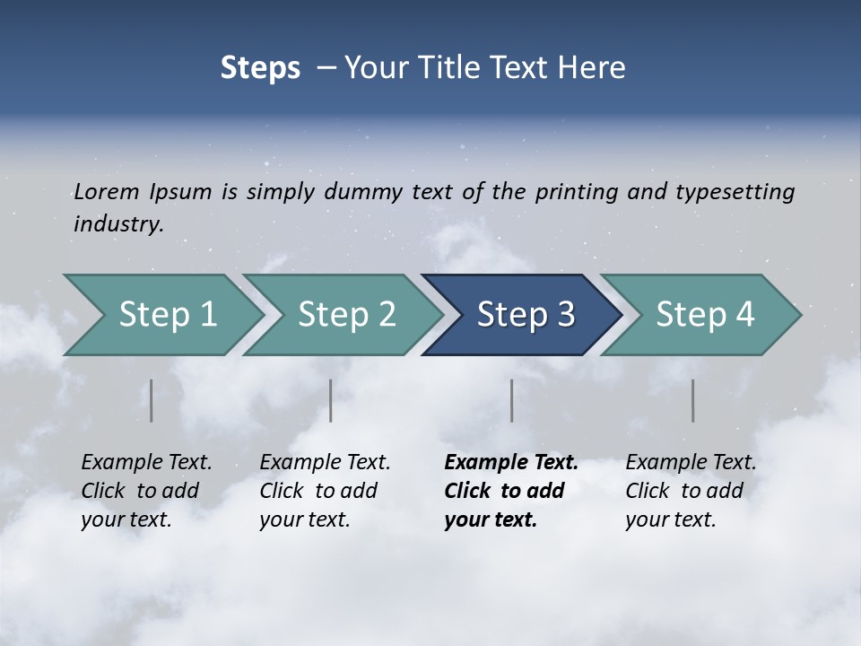 Nebula Shining Cosmos PowerPoint Template