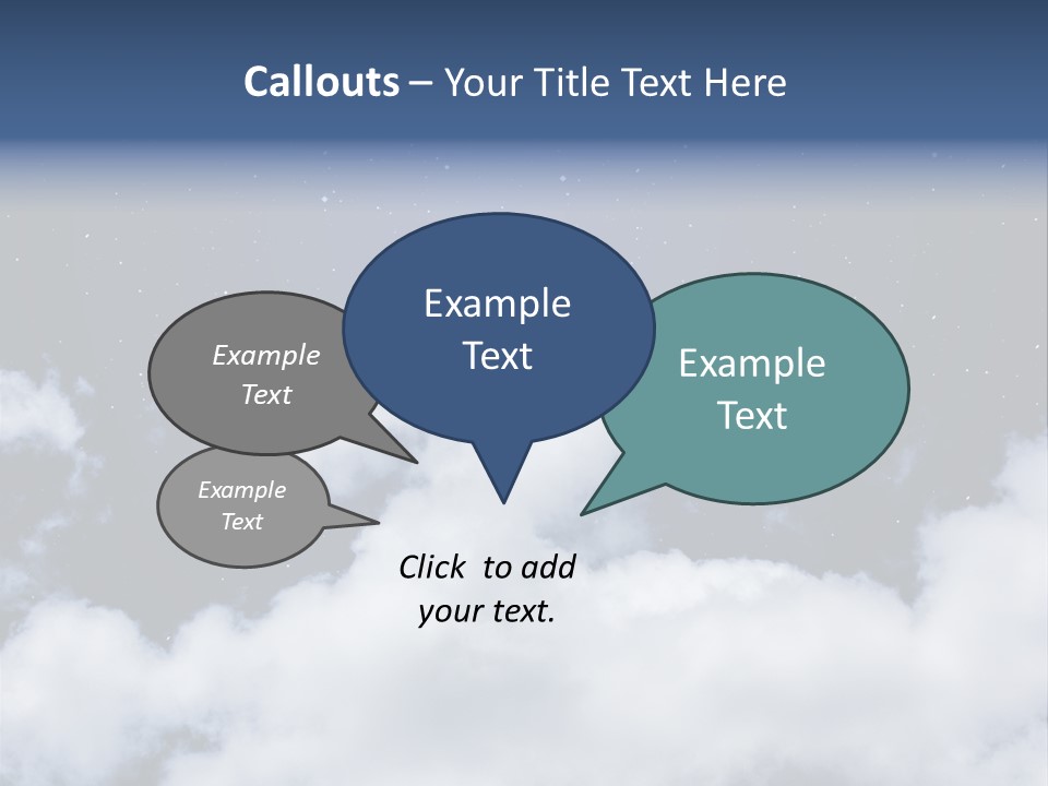 Nebula Shining Cosmos PowerPoint Template
