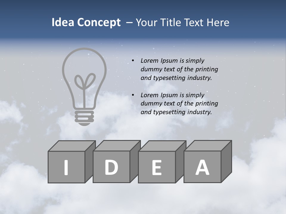 Nebula Shining Cosmos PowerPoint Template