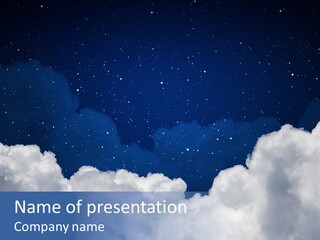 Gaze Dark Science PowerPoint Template