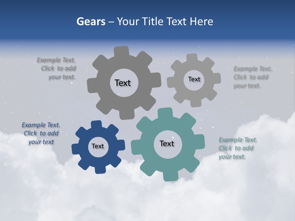 Gaze Dark Science PowerPoint Template