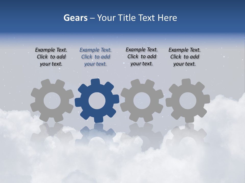 Gaze Dark Science PowerPoint Template