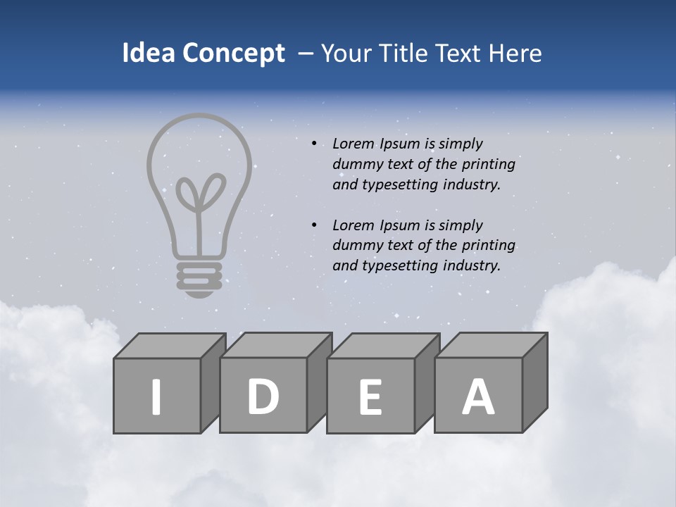 Gaze Dark Science PowerPoint Template