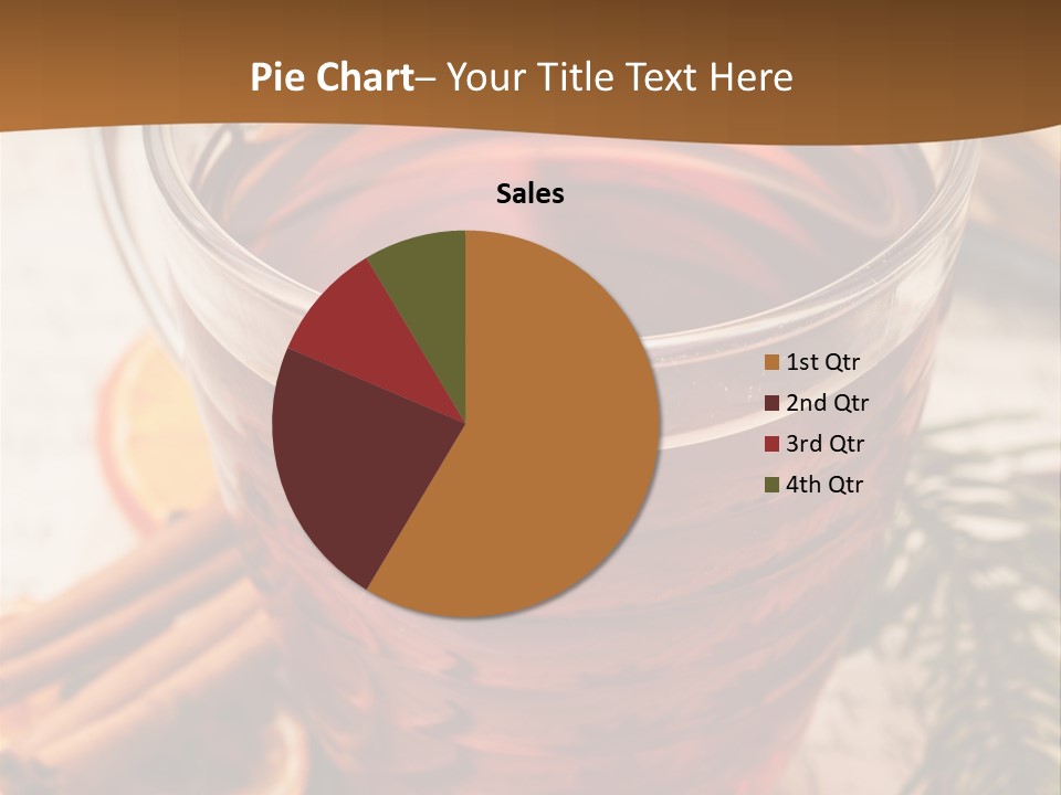 Weihnachten Tradition Tee PowerPoint Template