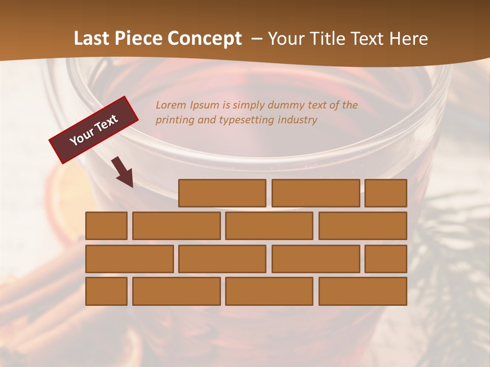 Weihnachten Tradition Tee PowerPoint Template